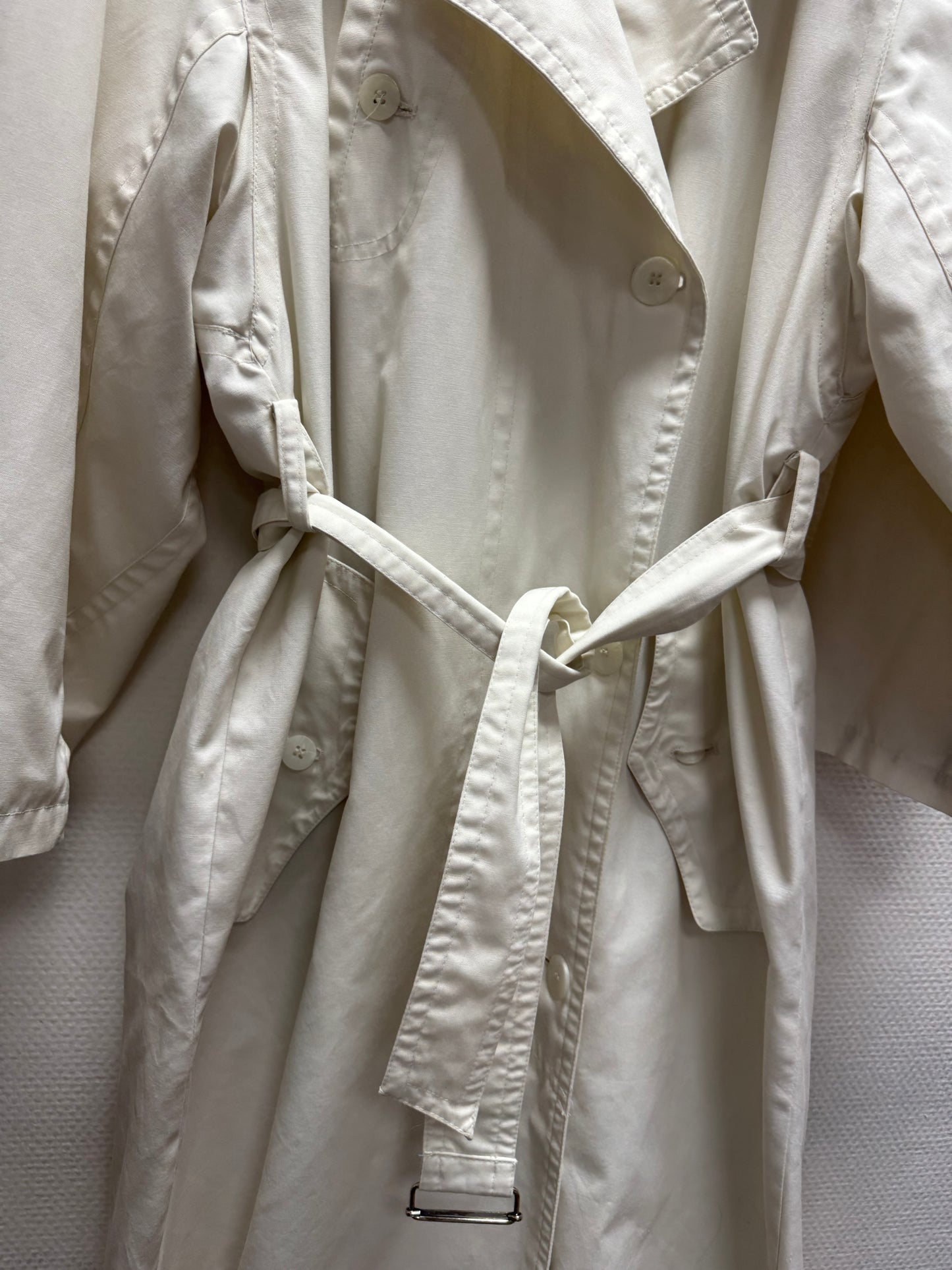 Trench-coat blanc