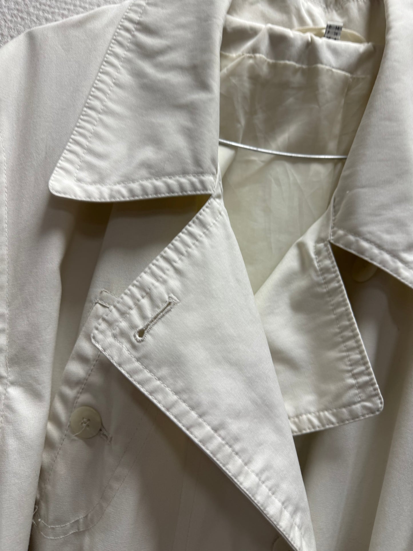 Trench-coat blanc