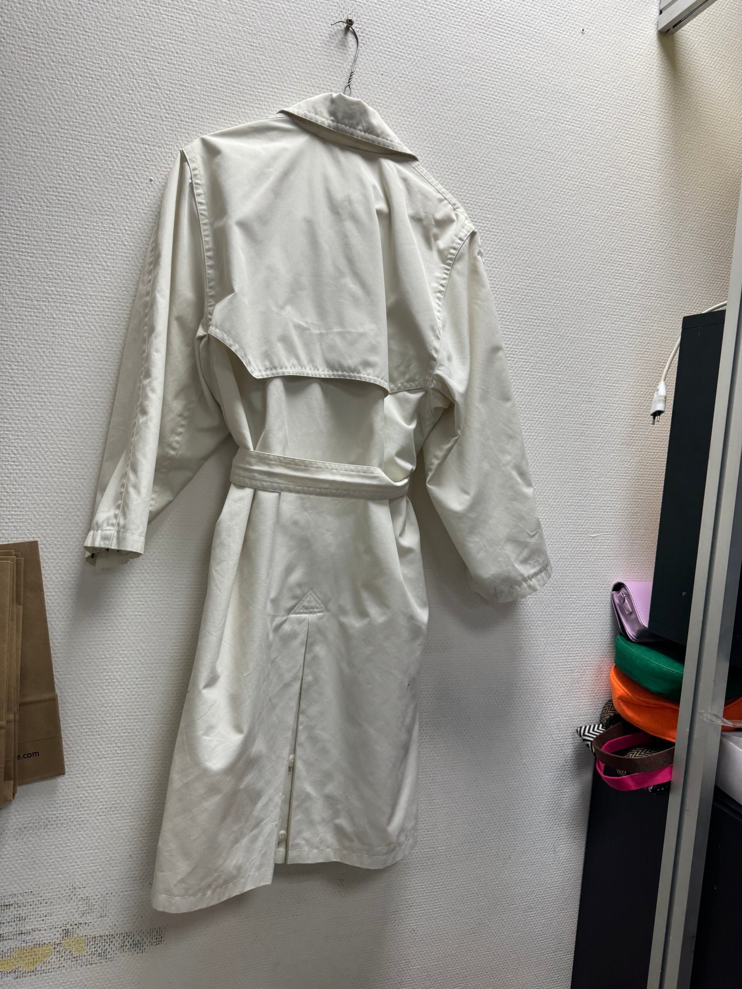 Trench-coat blanc