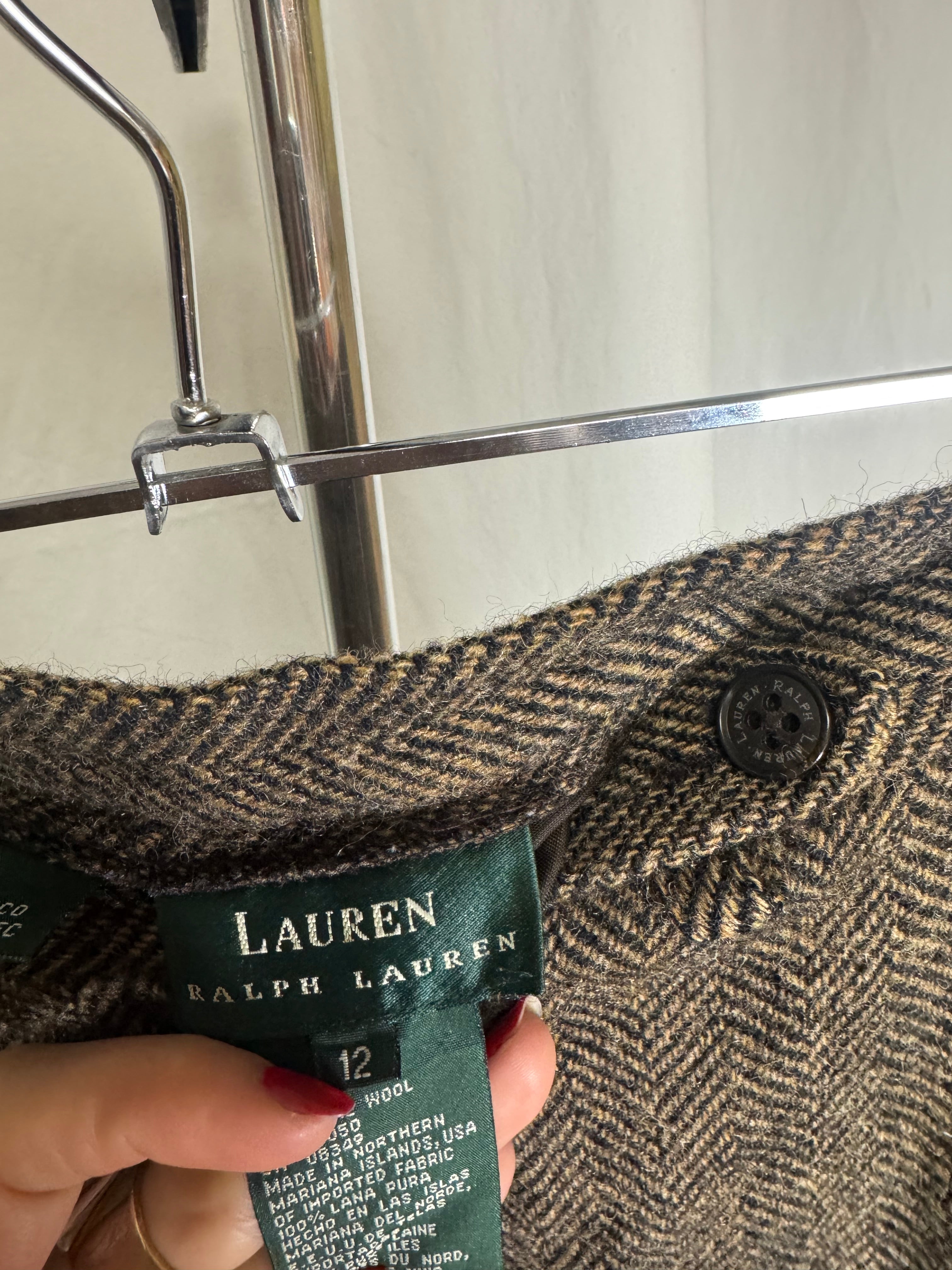 Pantalon en laine Ralph Lauren