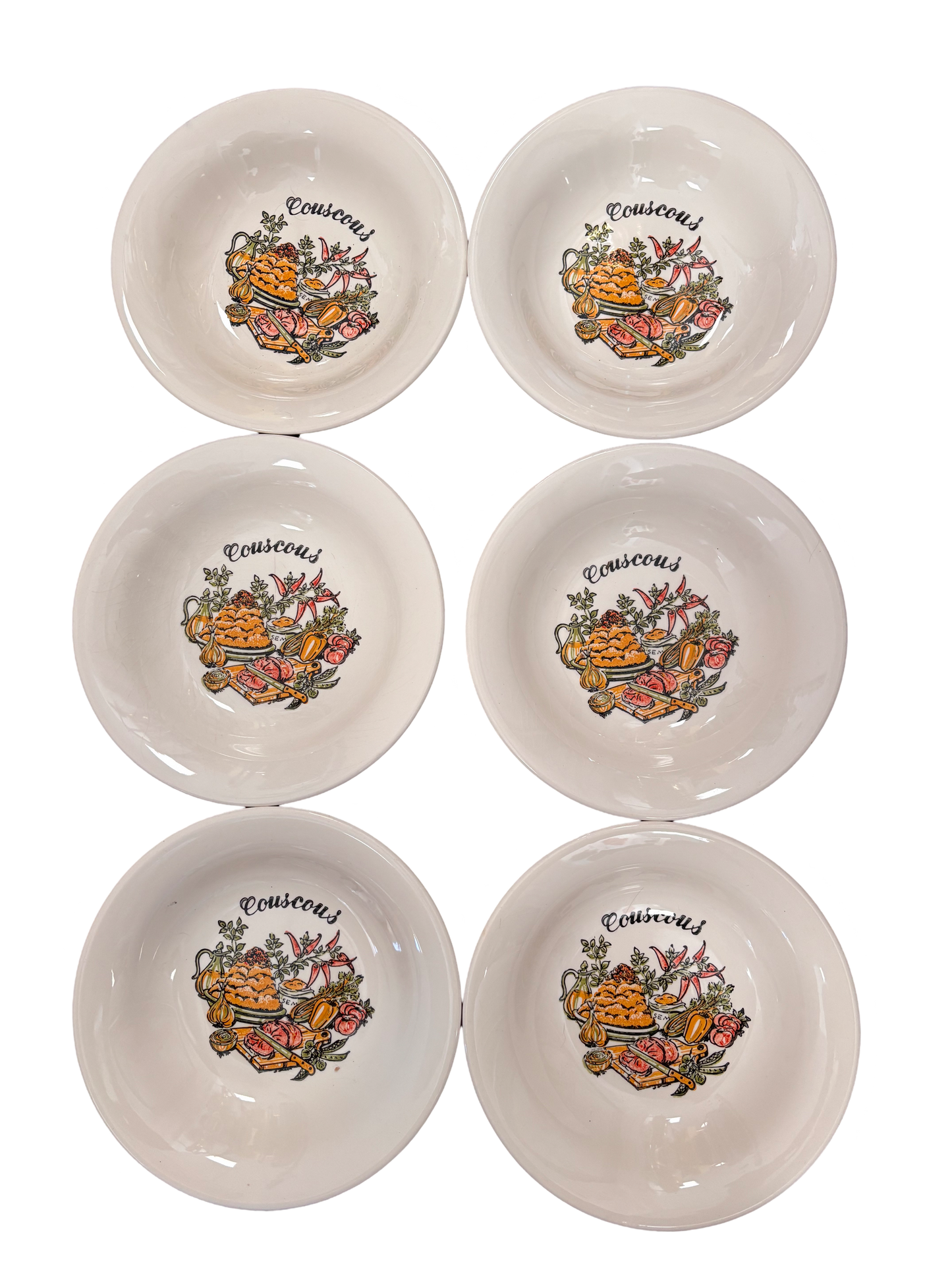 Assiettes à couscous