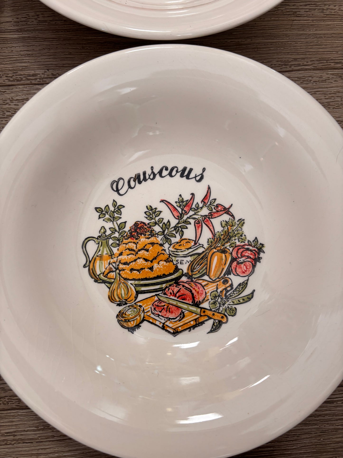 Assiettes à couscous