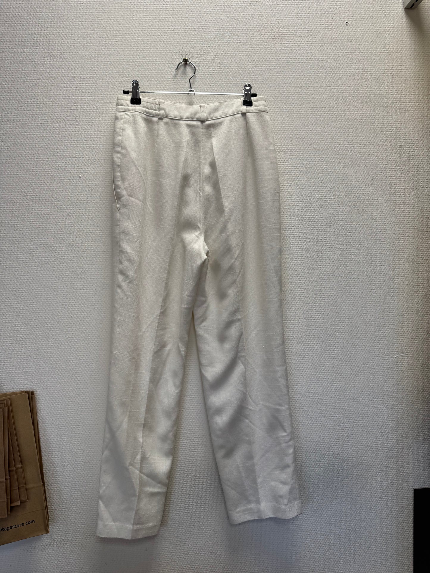 Pantalon blanc 80s