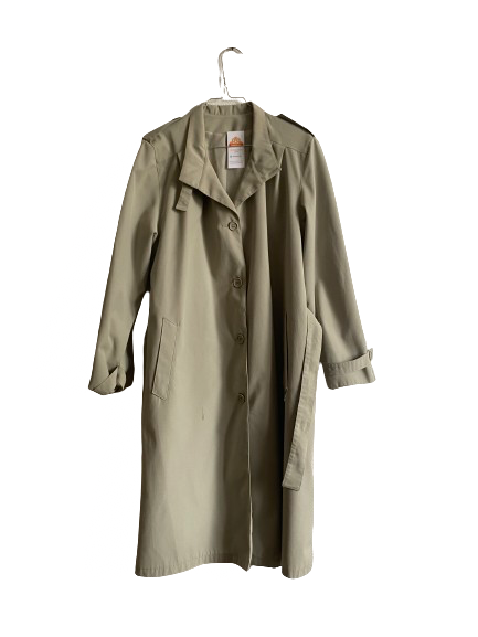 Trench-coat vert