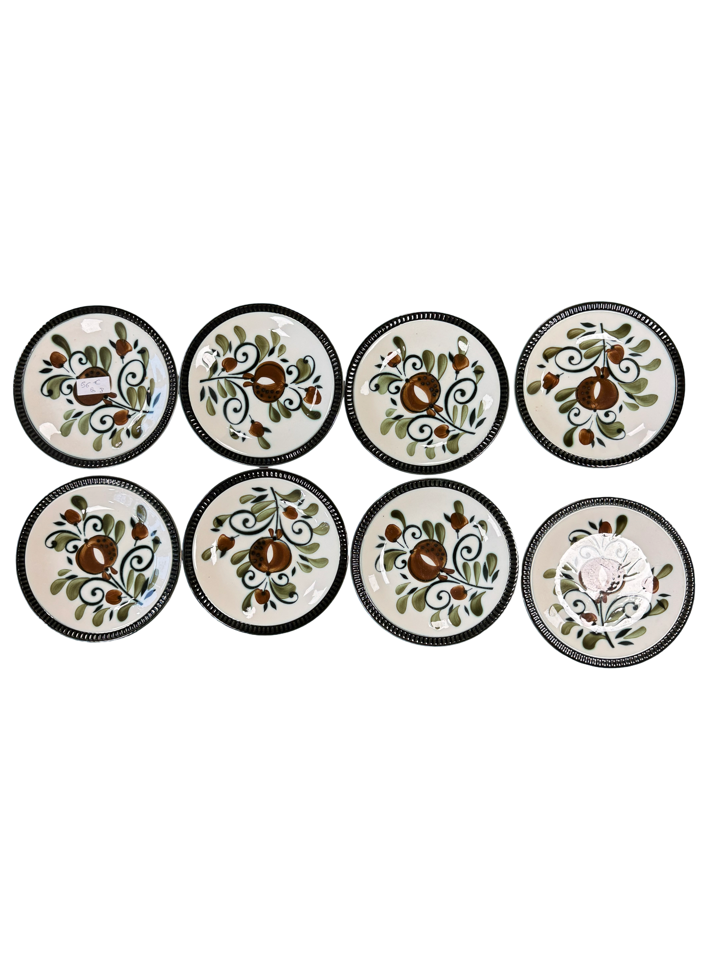 Assiettes à dessert Boch La Louvière