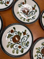 Assiettes à dessert Boch La Louvière