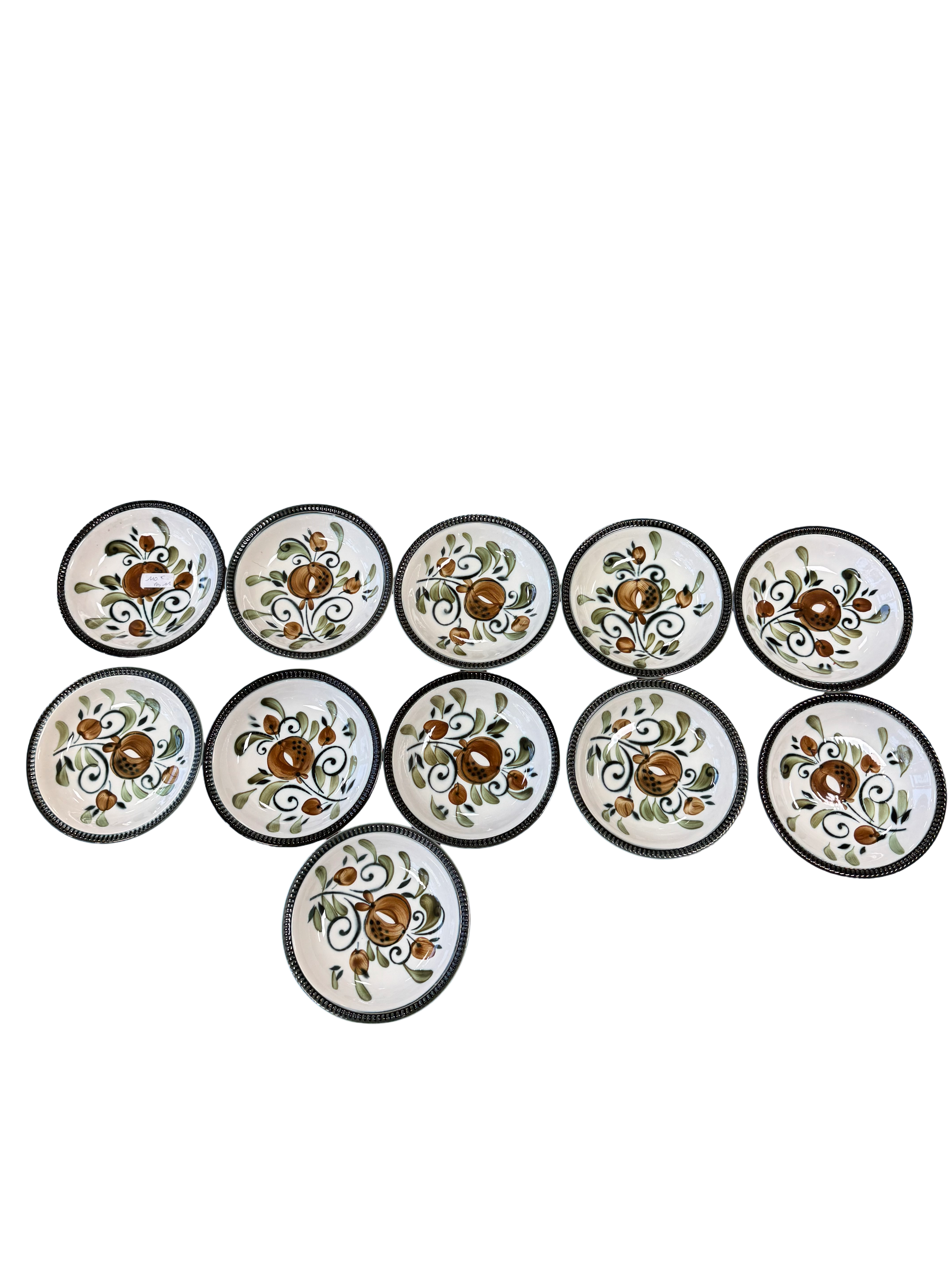 Assiettes creuses Boch La Louvière