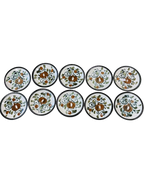 Assiettes à motifs Boch La Louvière