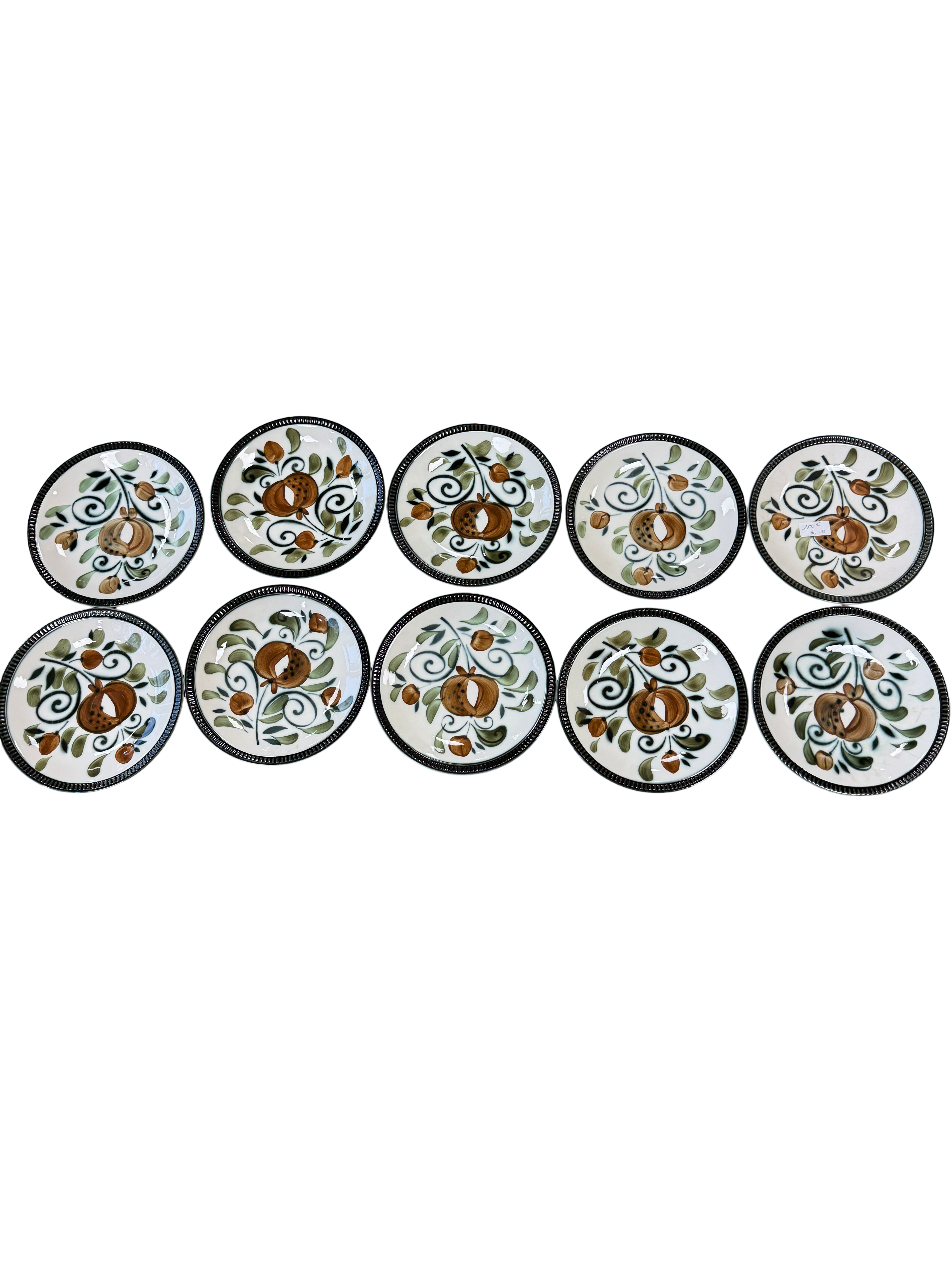 Assiettes à motifs Boch La Louvière