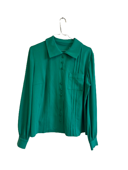 Chemise verte 80s