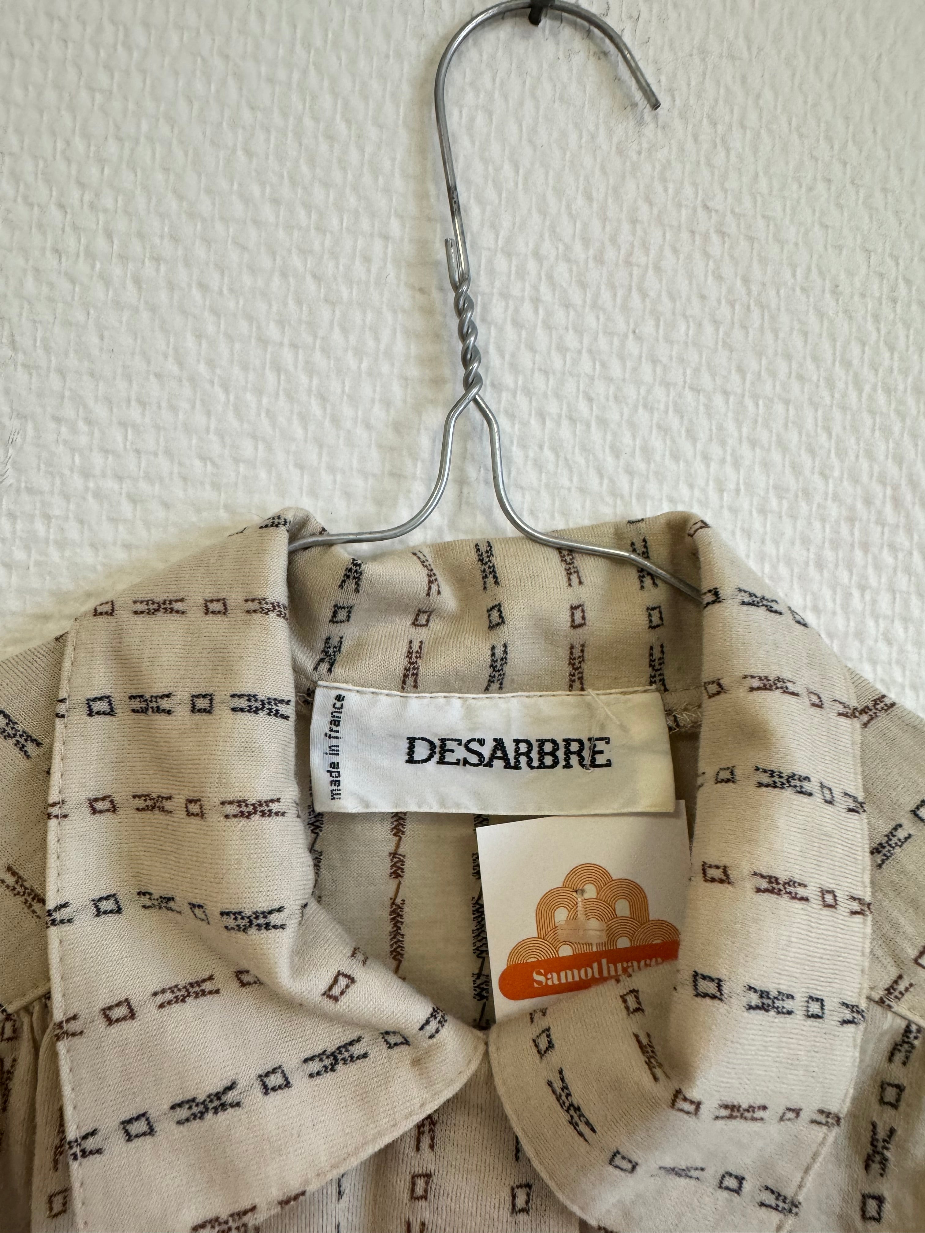 Chemise à motif 70s