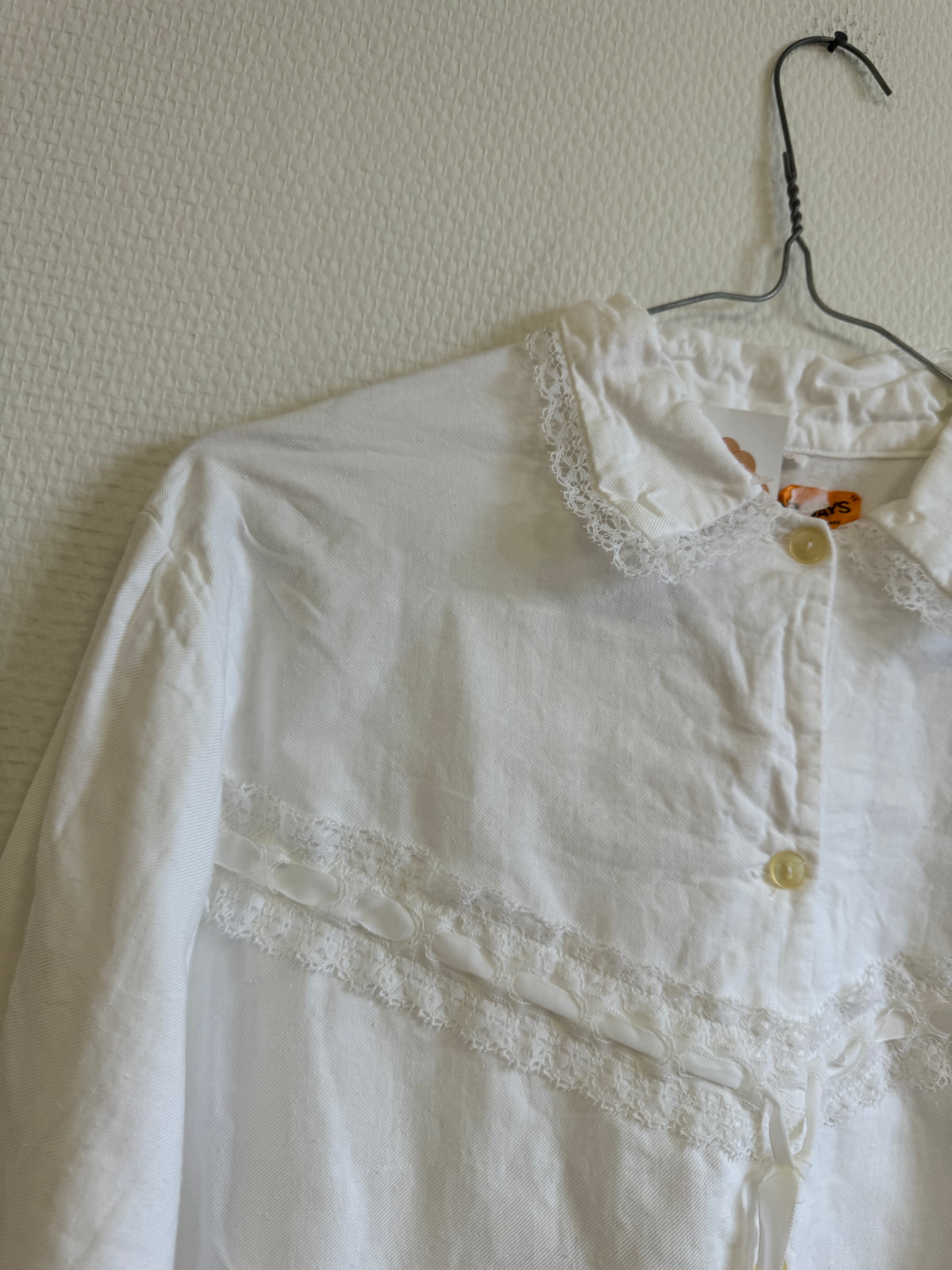 Robe longue blanche