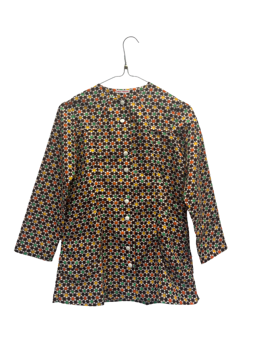 Chemise à motifs 70s
