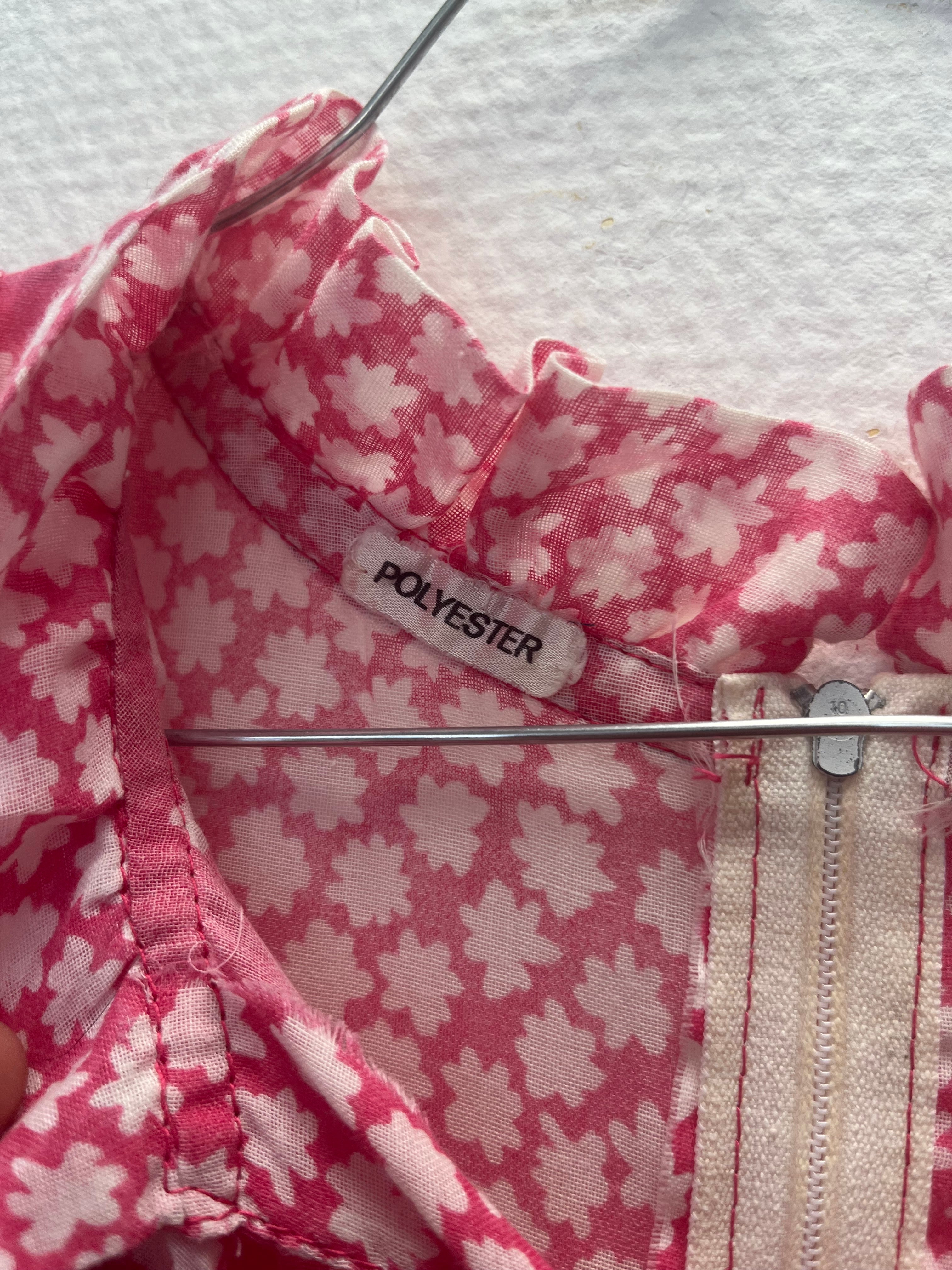 Robe à fleurs 70s