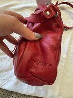 Sac en cuir rouge Lancaster