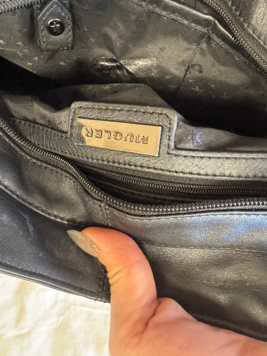 Sac en cuir Mugler