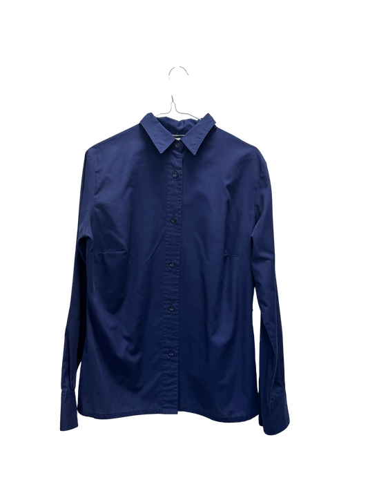 Chemise uni bleu marine