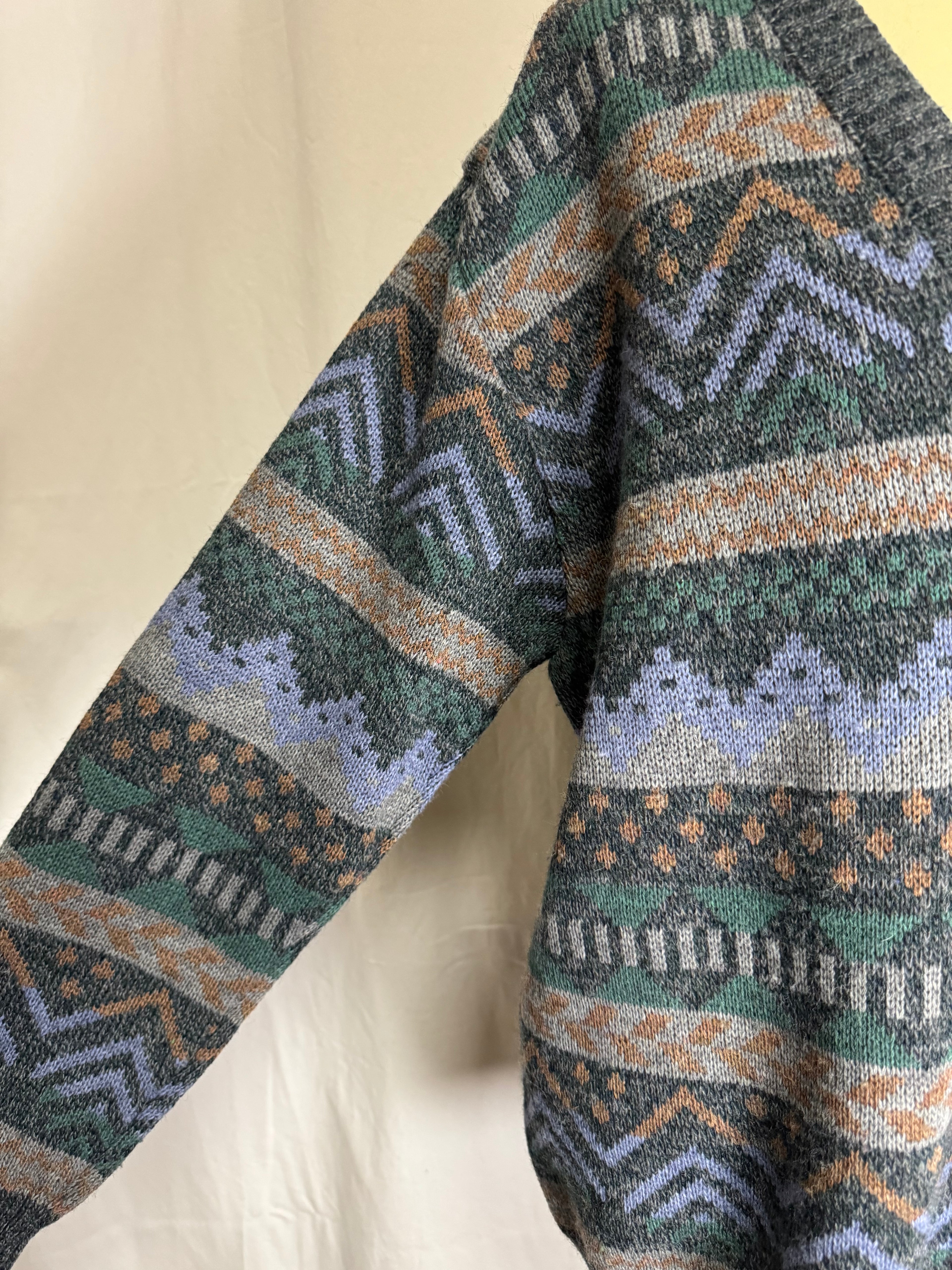 Cardigan à motifs 90s