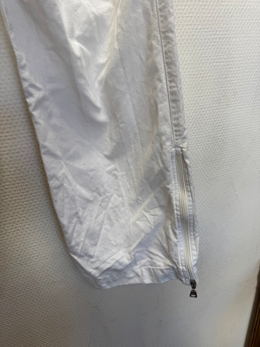 Pantalon en lin blanc Napapijri