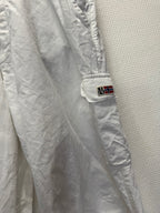 Pantalon en lin blanc Napapijri