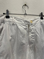 Pantalon en lin blanc Napapijri