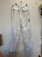 Pantalon en lin blanc Napapijri