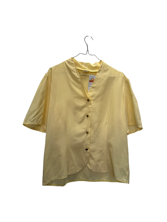 Chemise jaune 80s