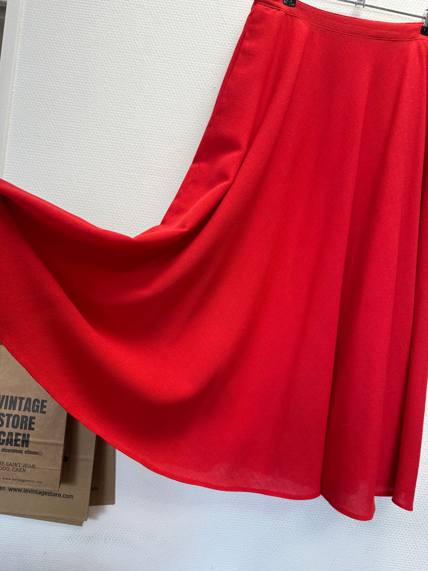 Jupe rouge 70s