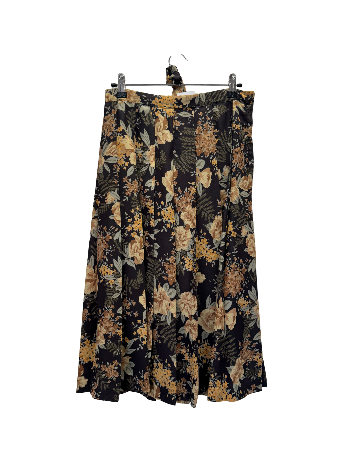 Jupe à fleurs 70s