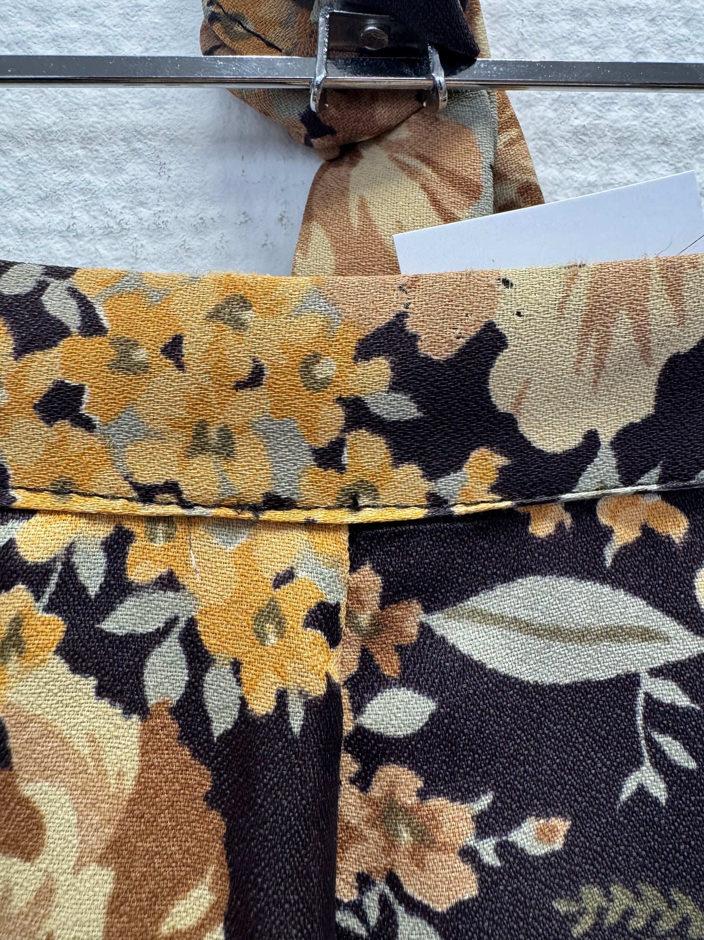 Jupe à fleurs 70s