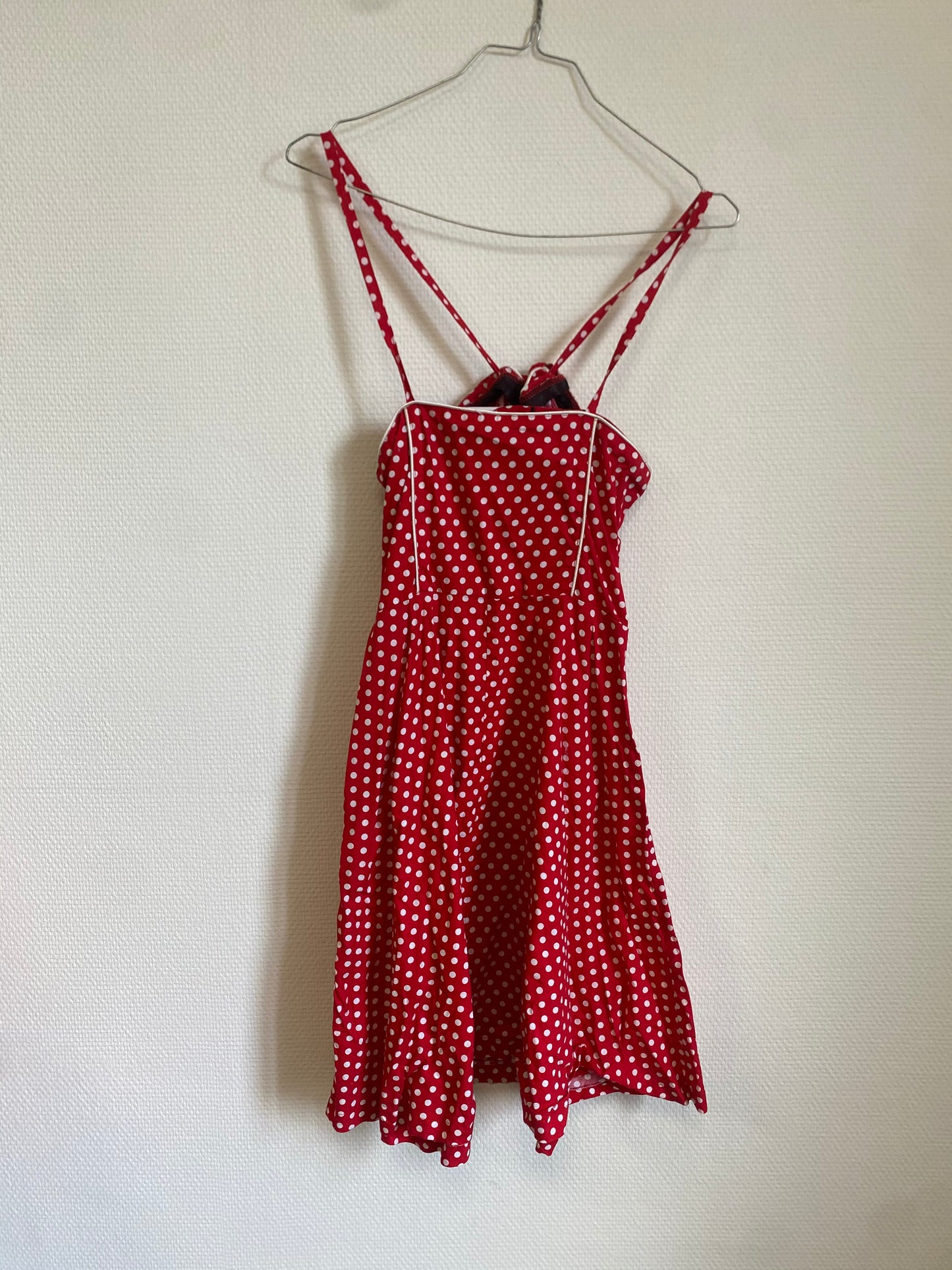 Robe mini à pois