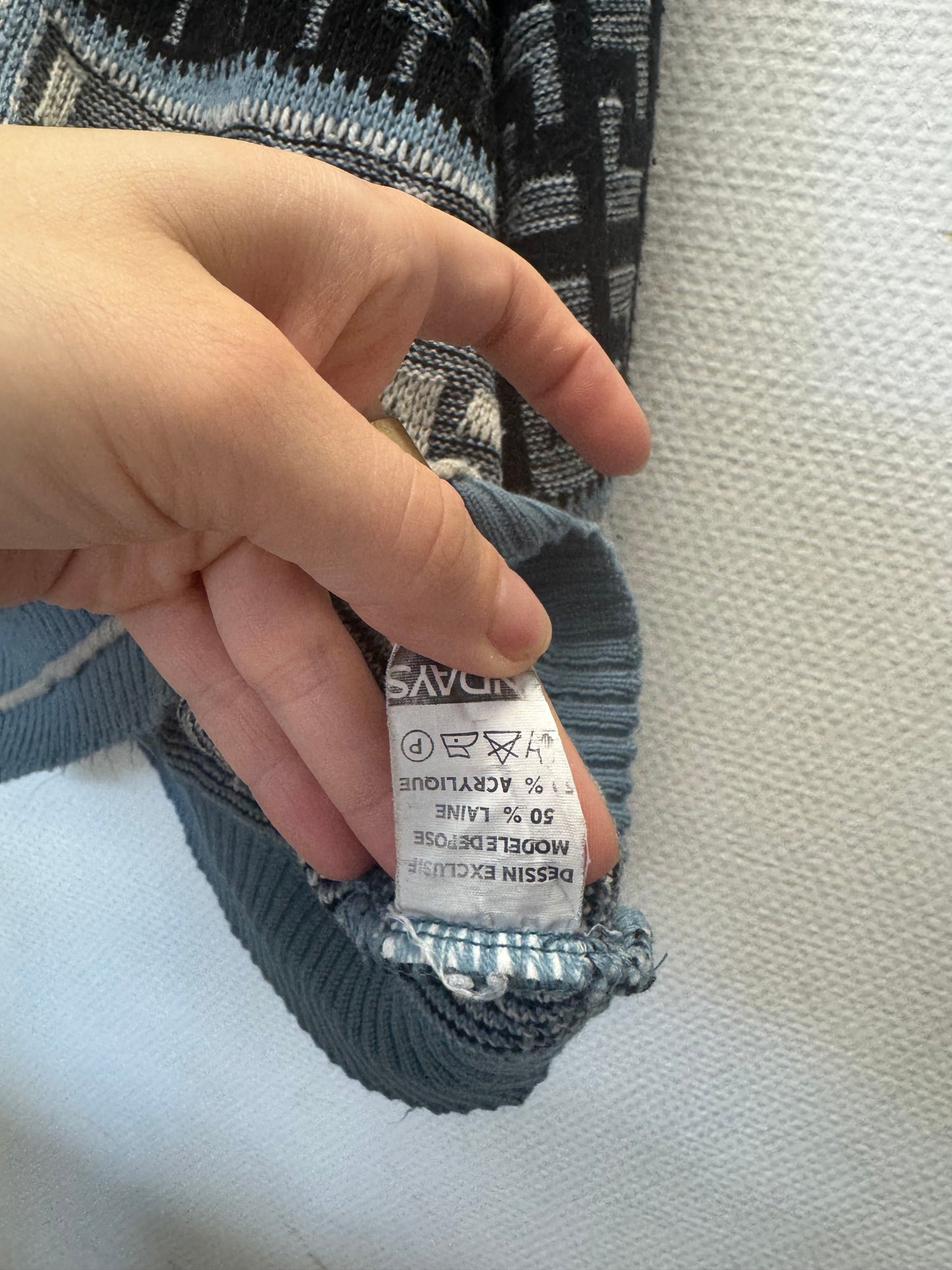 Pull jacquard 90s
