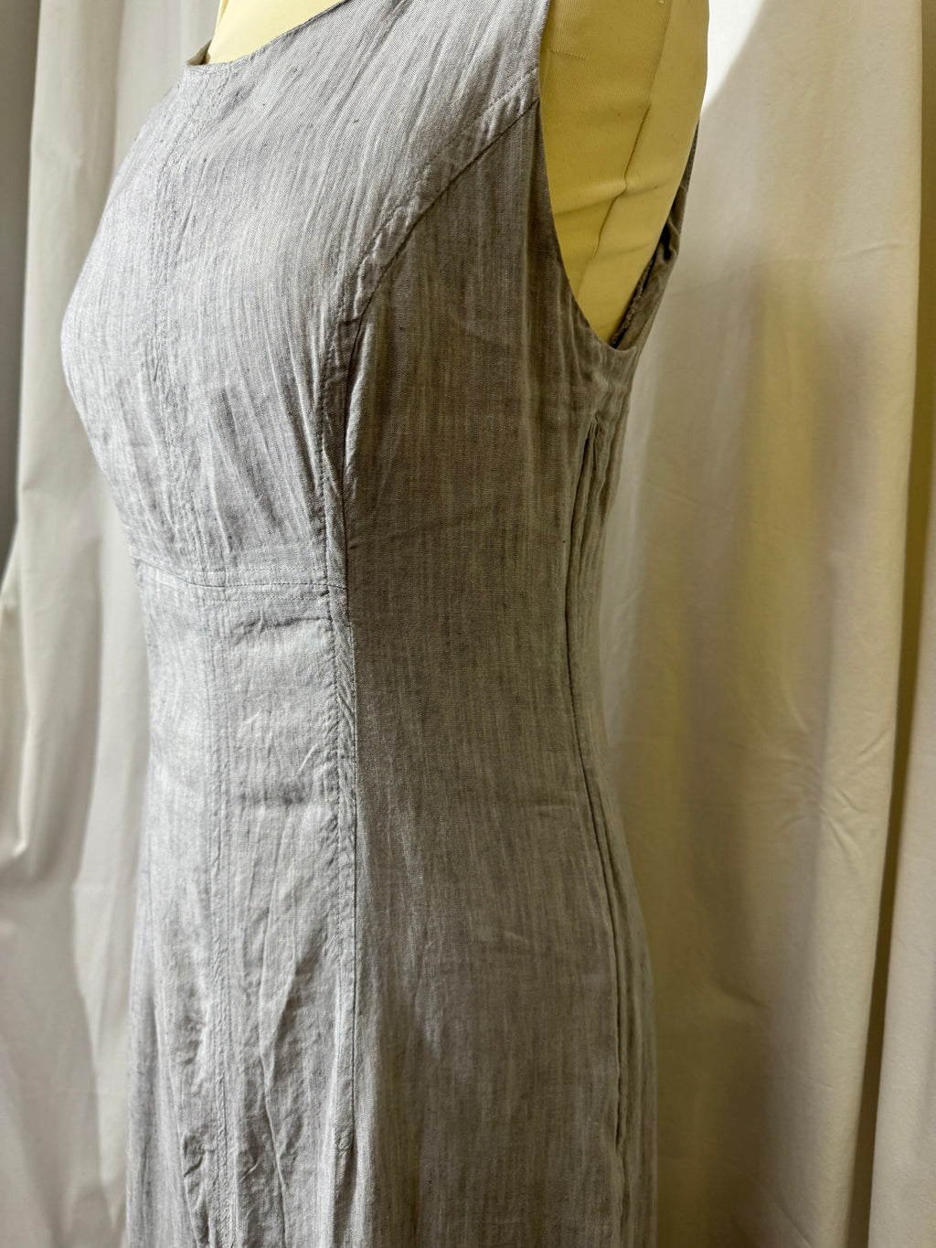 Robe longue en lin