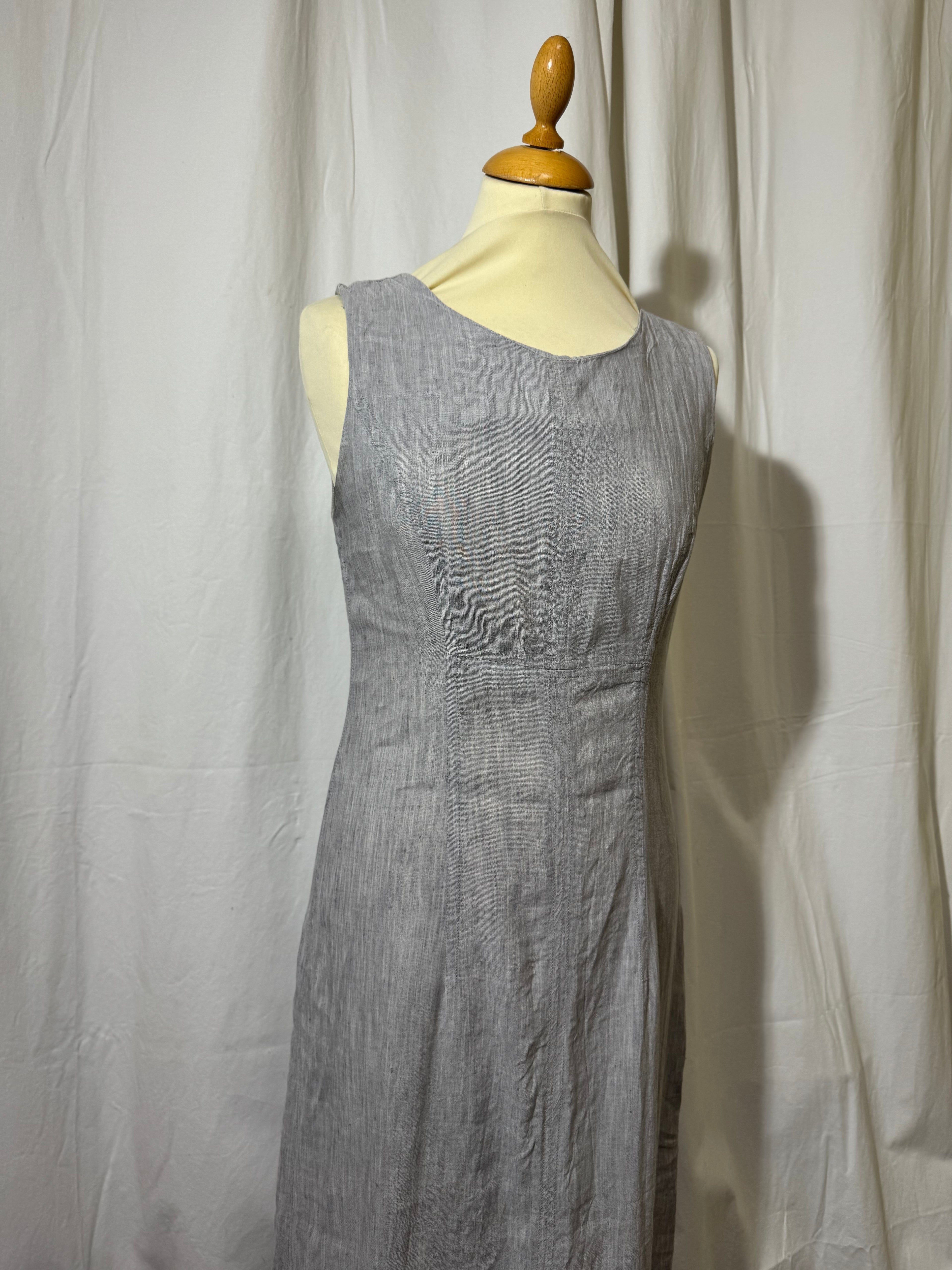 Robe longue en lin