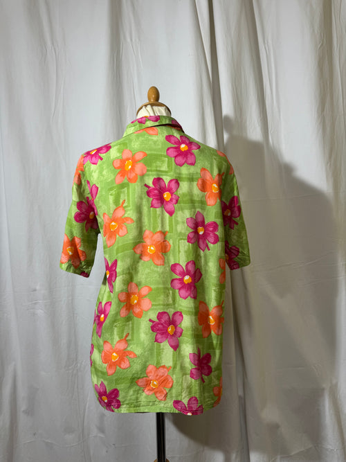 Chemise à fleurs