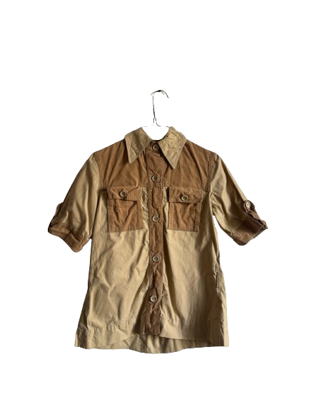 Chemise beige 70s