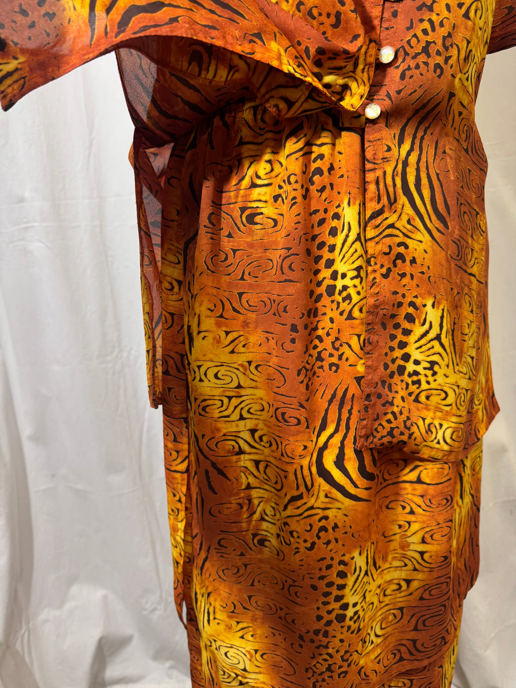 Ensemble jupe à motifs