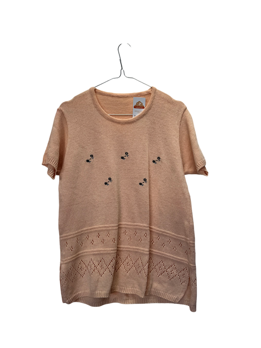 Pull à fleurs