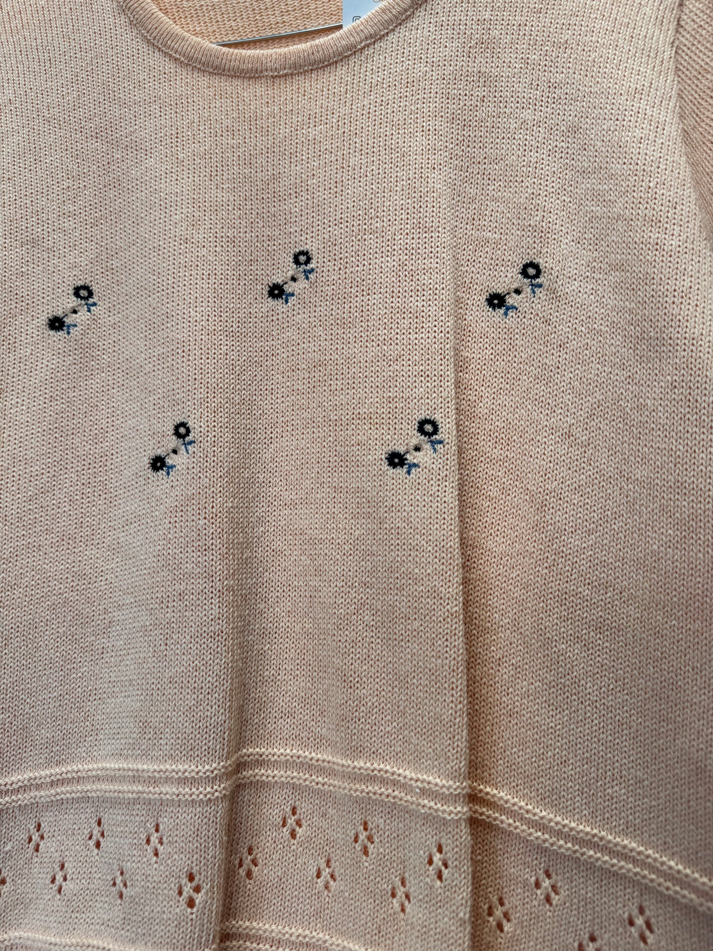 Pull à fleurs