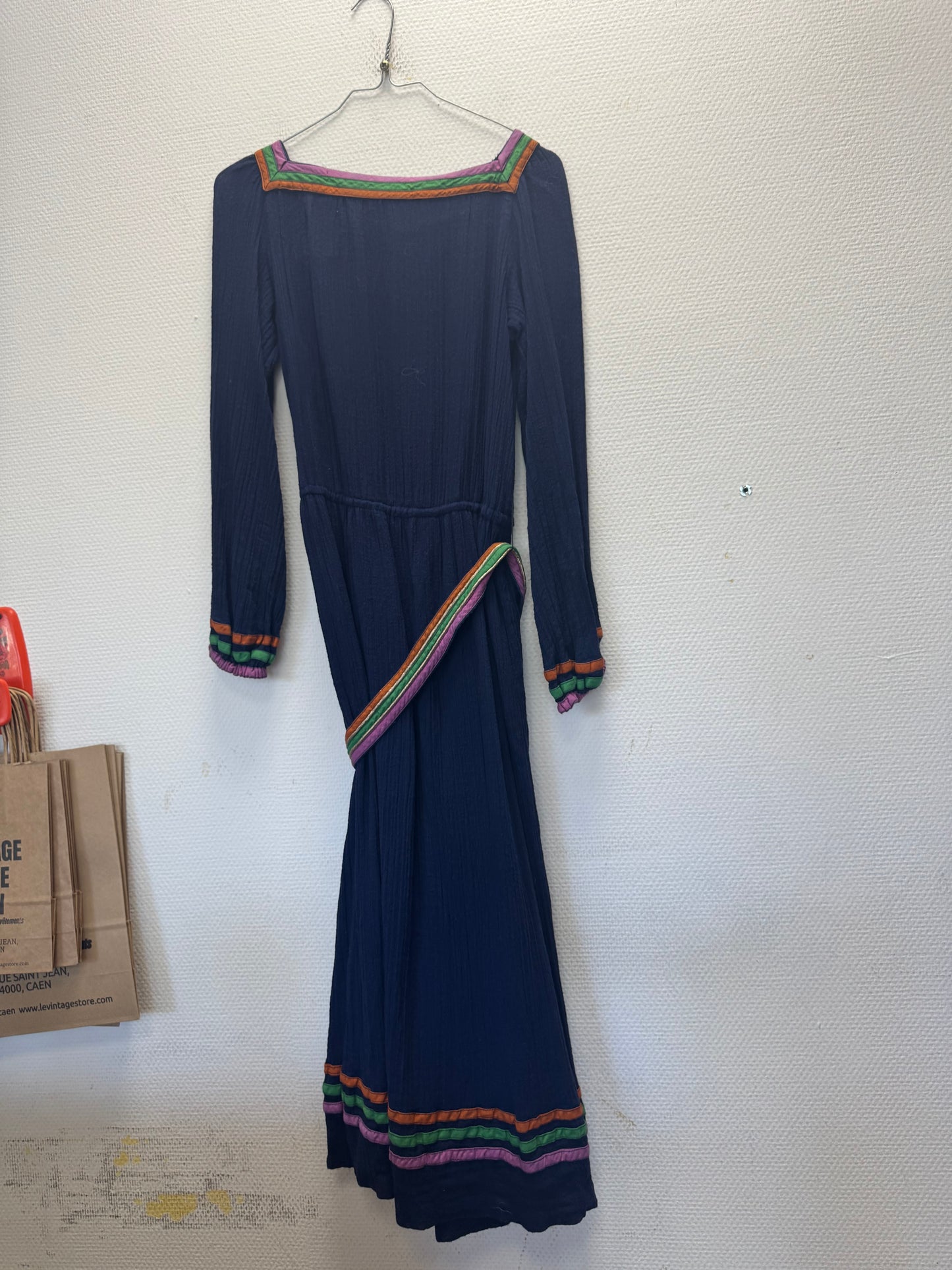 Robe longue 70s