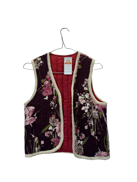 Veston à fleurs 70s