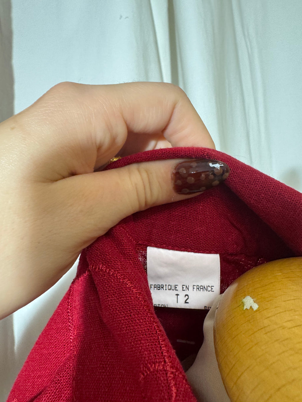 Ensemble pantalon rouge