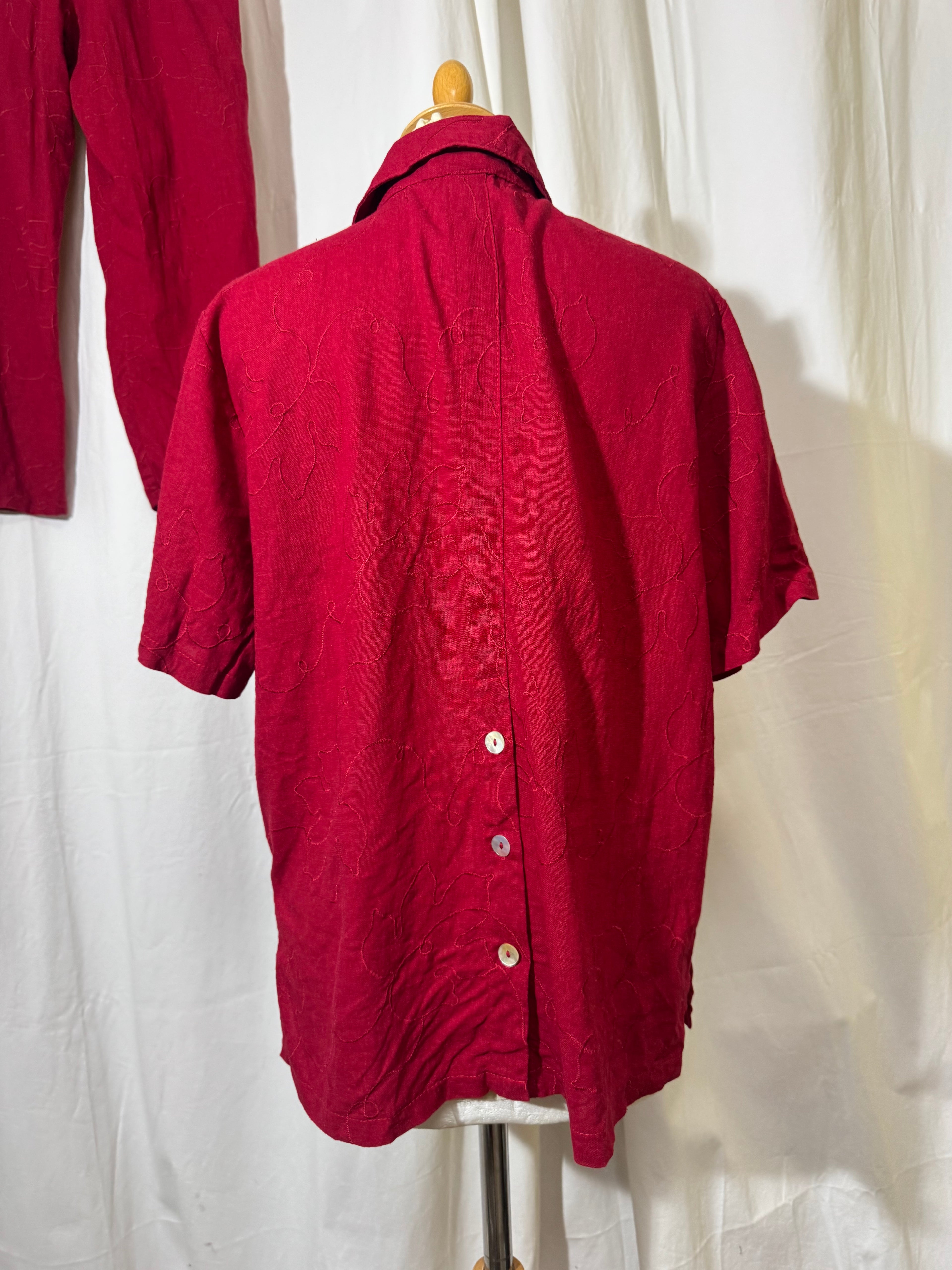 Ensemble pantalon rouge