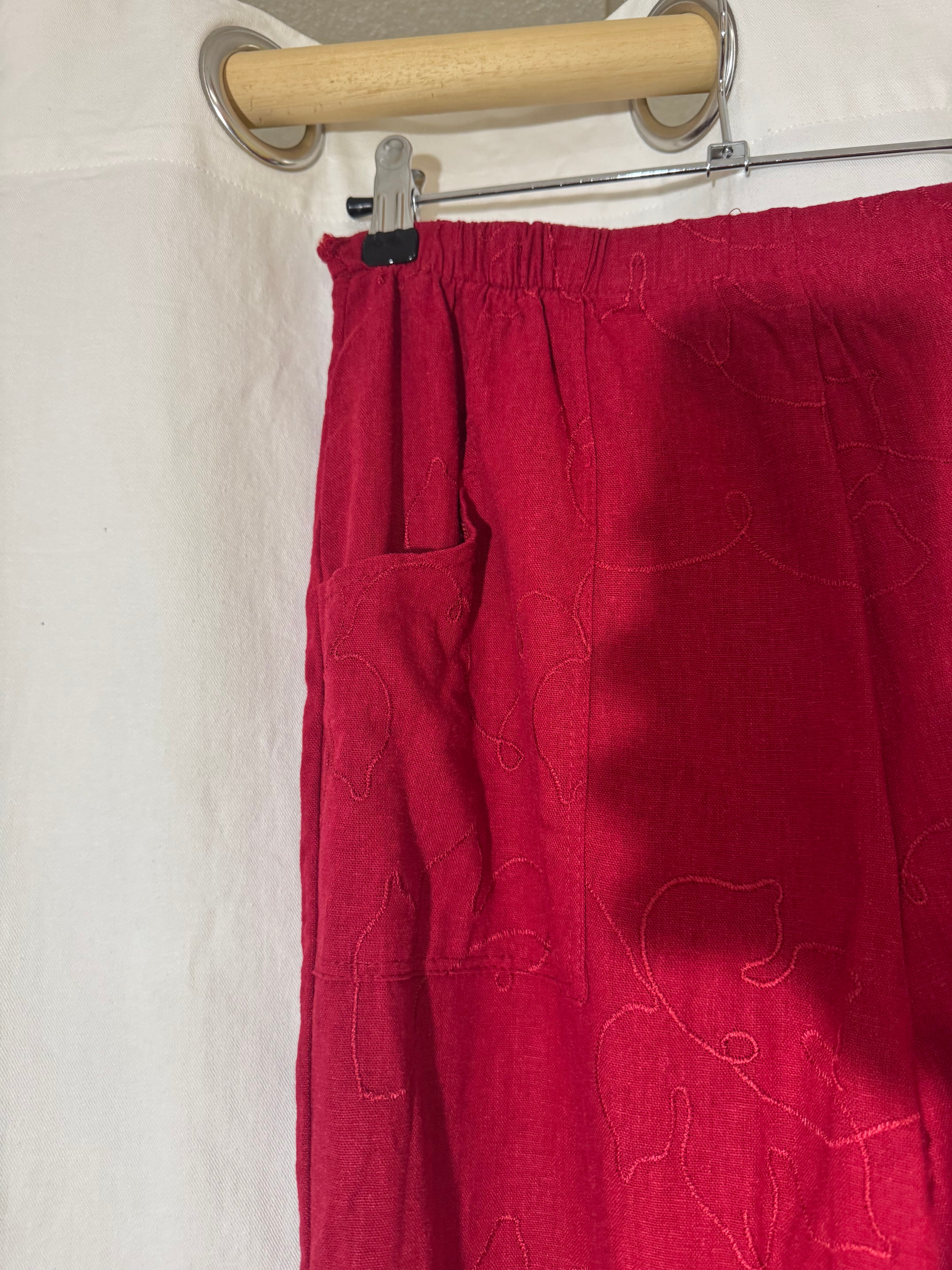 Ensemble pantalon rouge