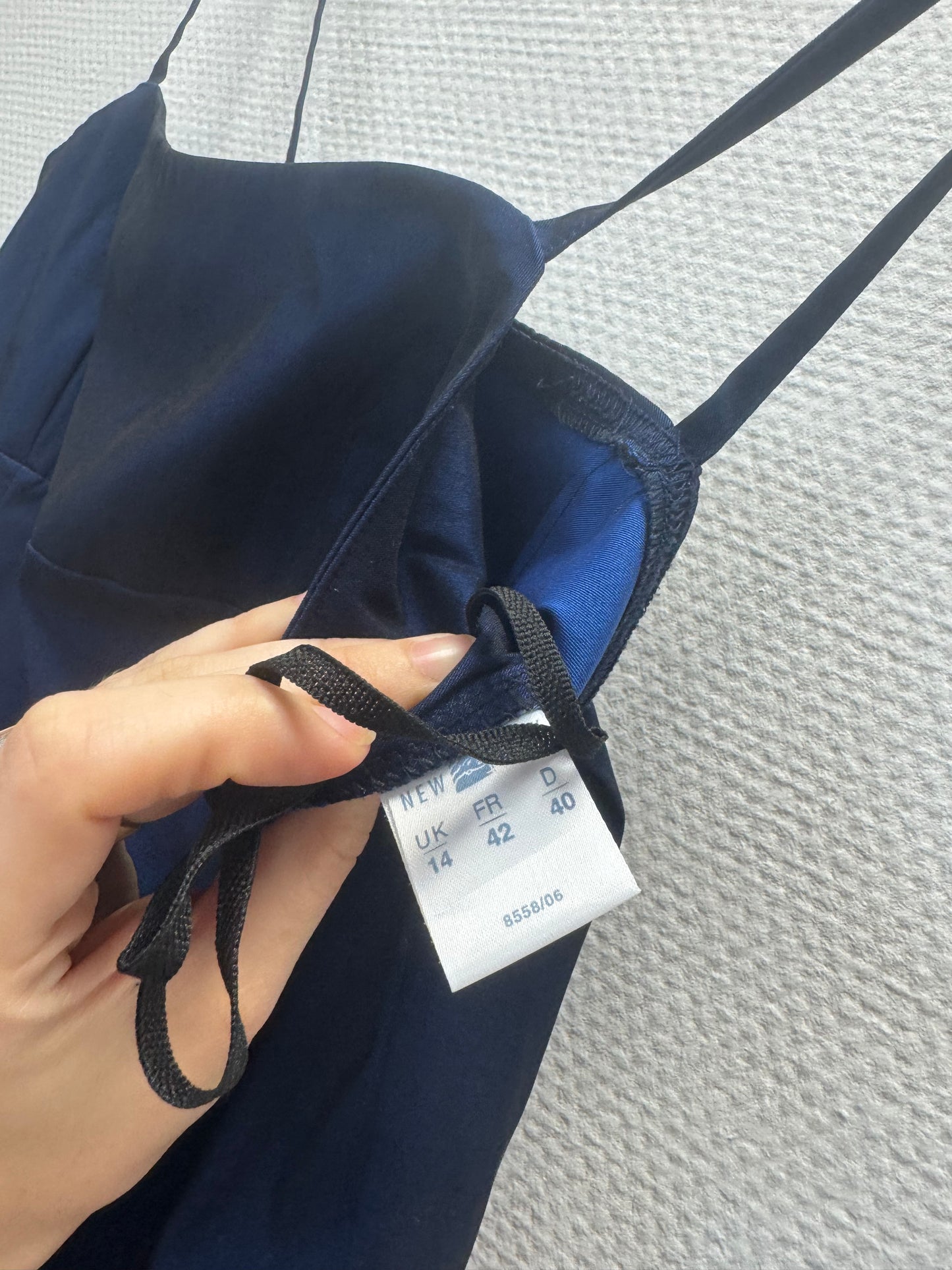 Mini robe bleu nuit