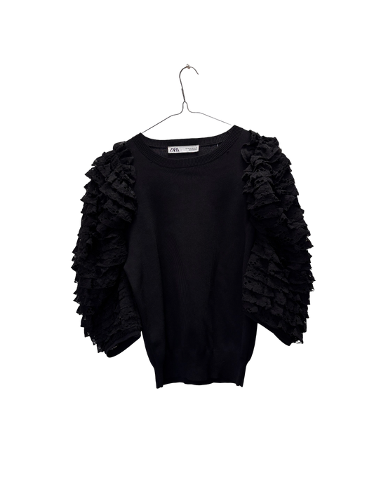 Pull manche bouffante Zara