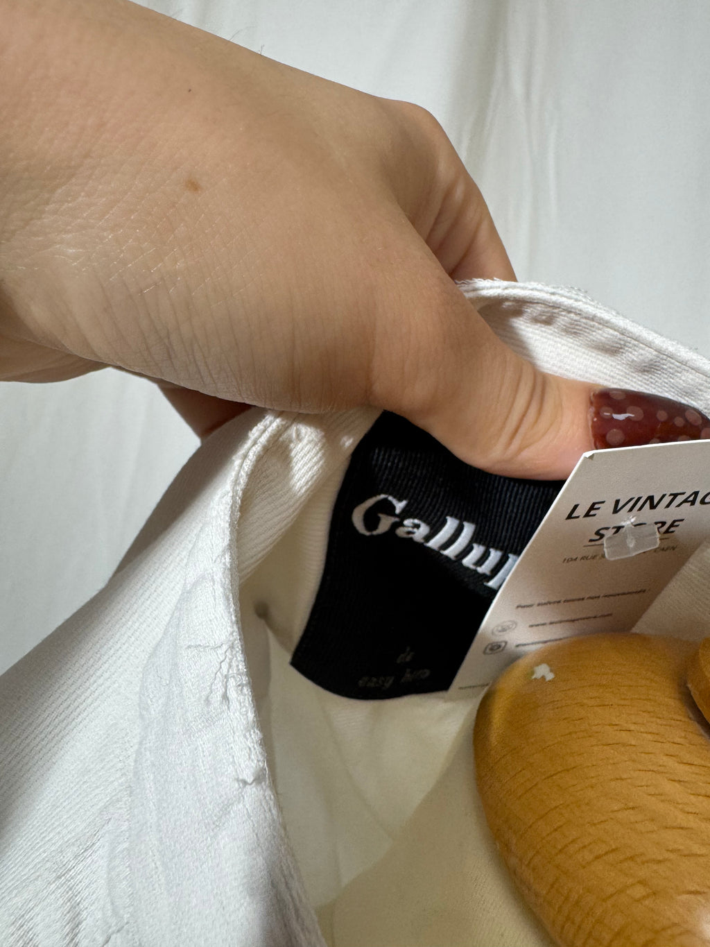 Chemise courte blanche
