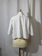 Chemise courte blanche