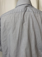 Chemise courte bleu