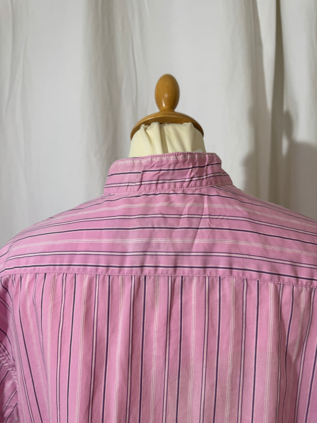 Chemise à rayures rose